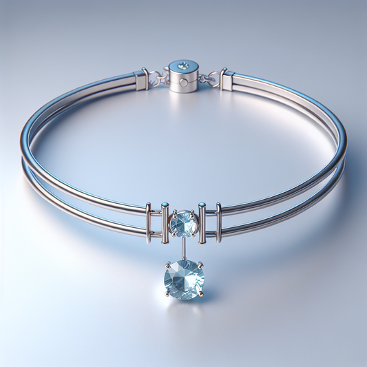 Minimalist Aquamarine Choker