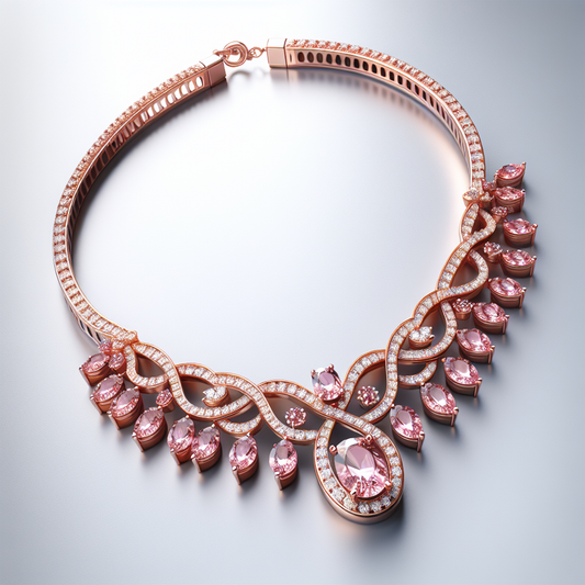 Blushing Rose Elegance Necklace