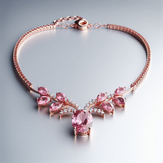 Pink Sapphire Harmony Necklace