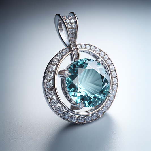 Elegant Aquamarine Pendant