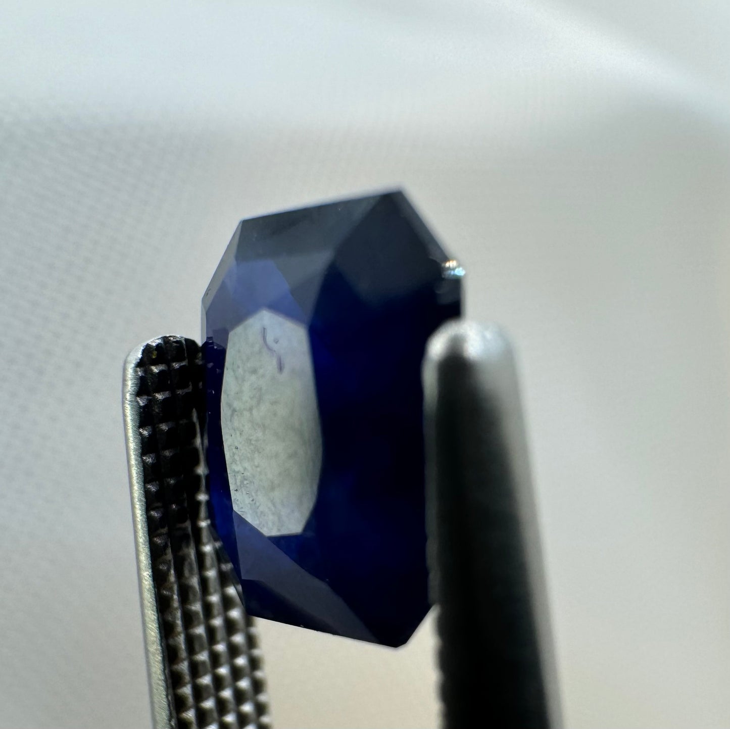 Natural Blue Sapphire - 1.51ct - Radiant Step Cut