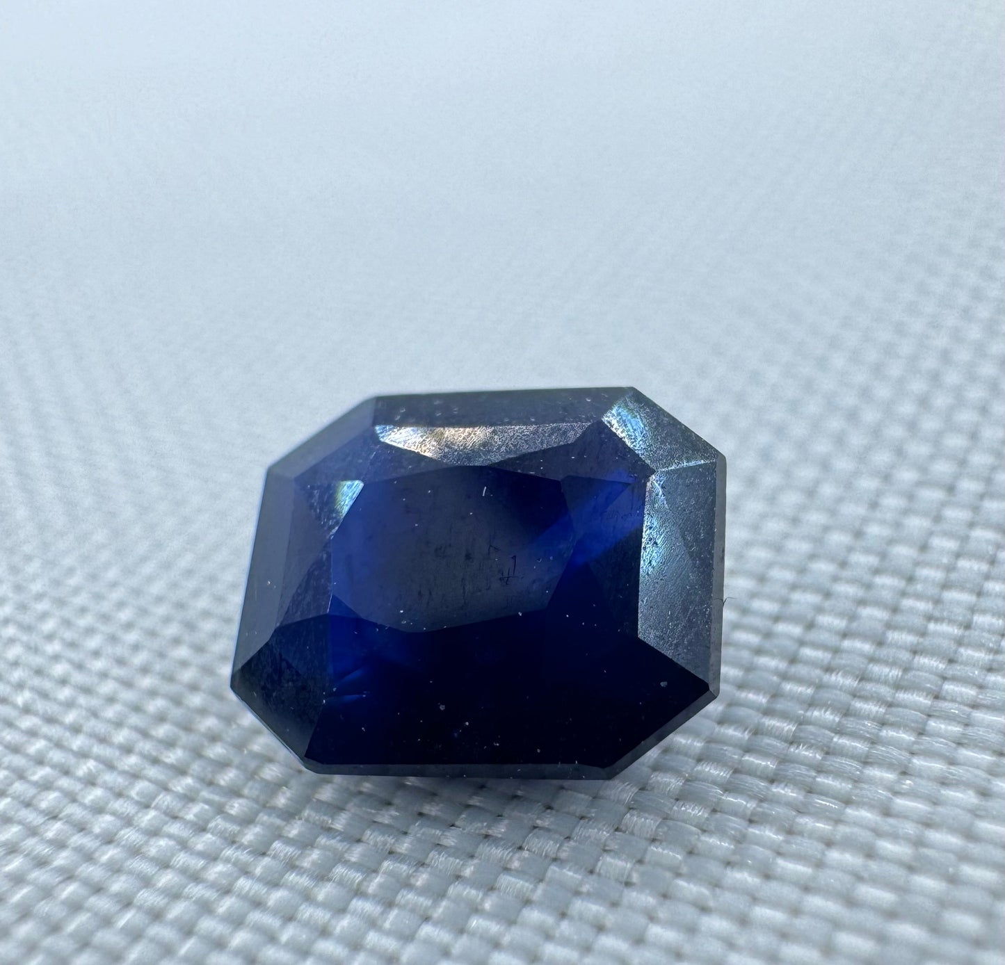 Natural Blue Sapphire - 1.51ct - Radiant Step Cut