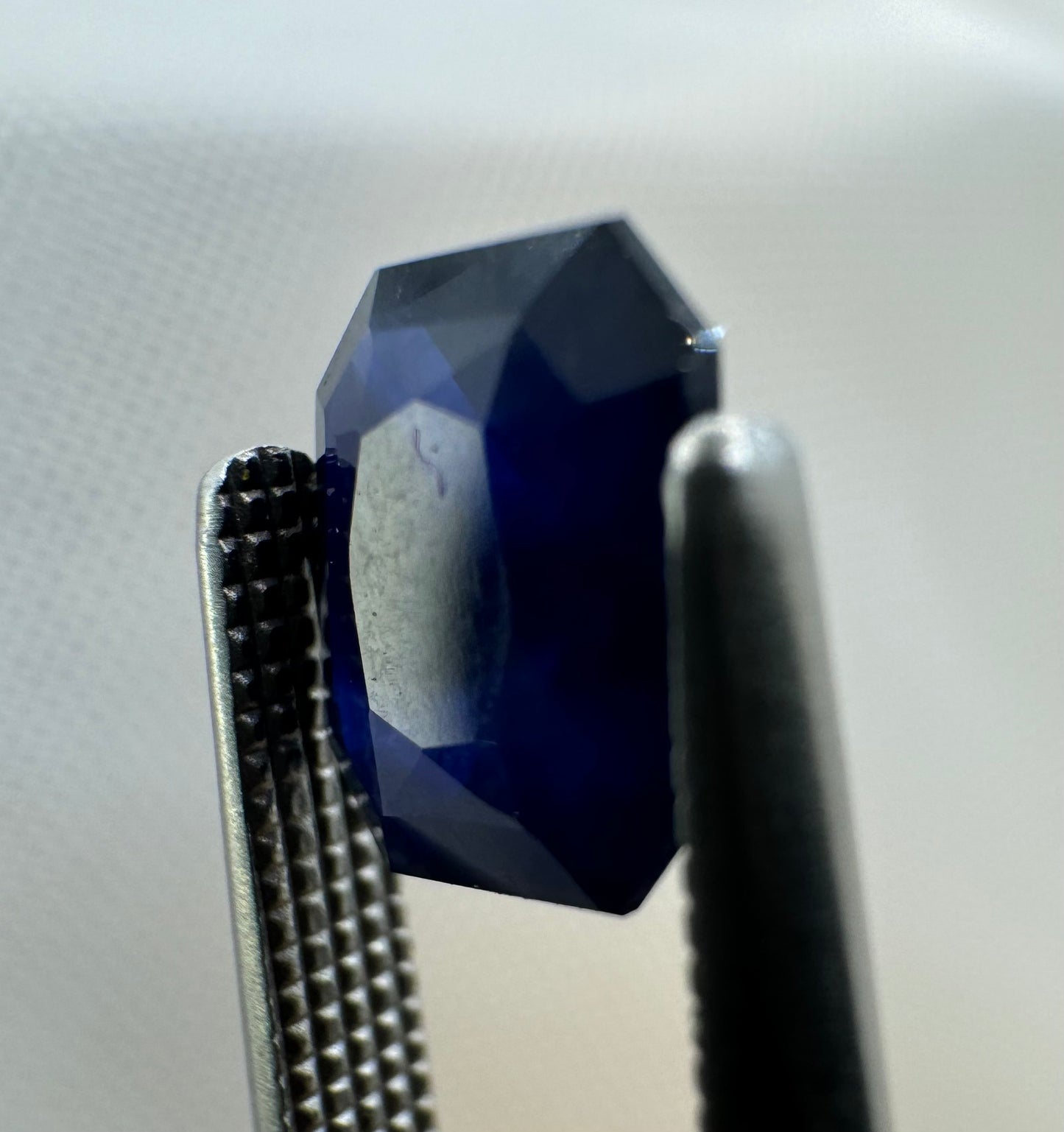 Natural Blue Sapphire - 1.51ct - Radiant Step Cut