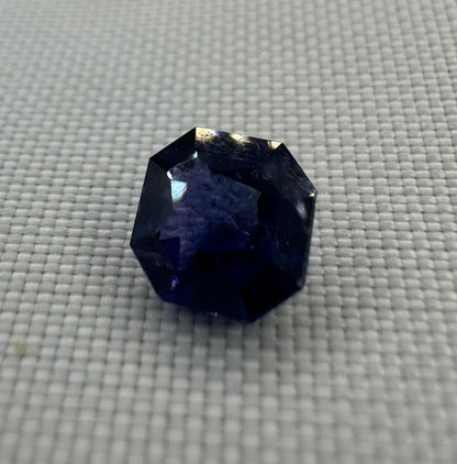 Natural Blue Sapphire - 1.16ct - Octagon Step Cut