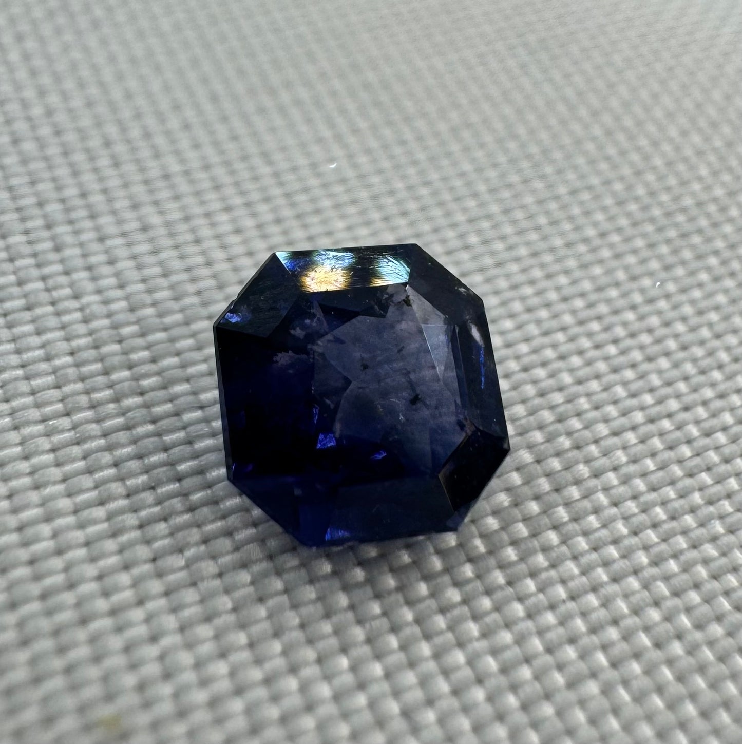 Natural Blue Sapphire - 1.16ct - Octagon Step Cut