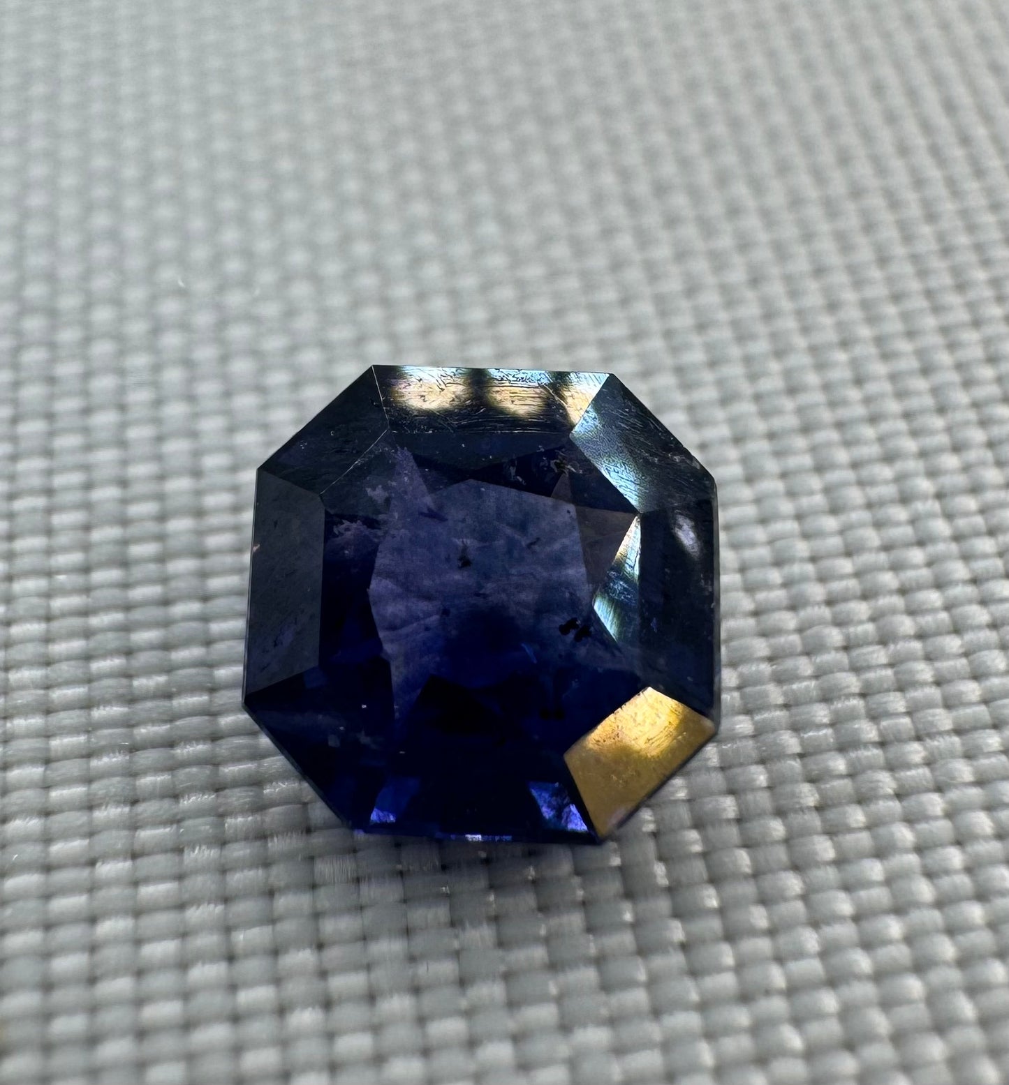 Natural Blue Sapphire - 1.16ct - Octagon Step Cut