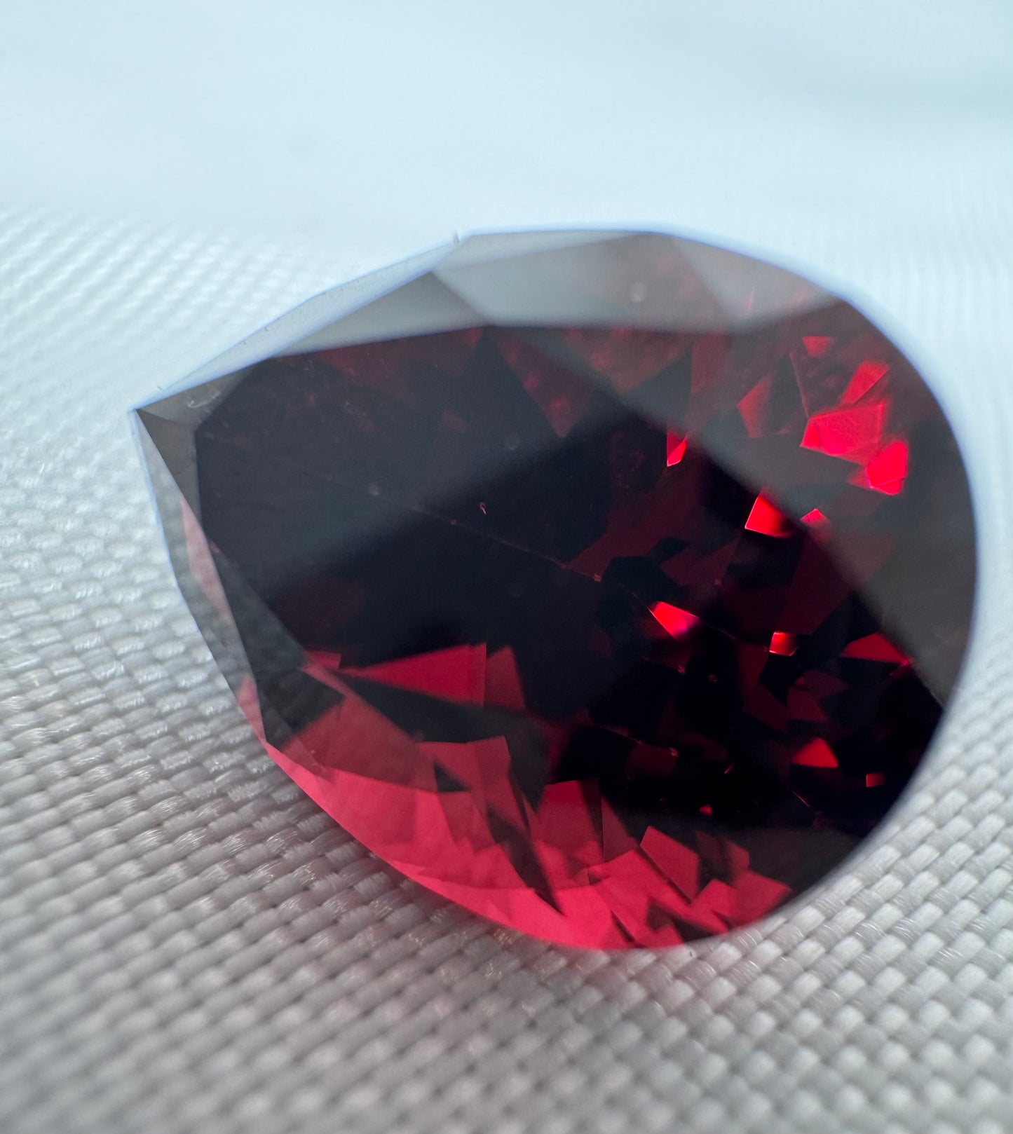 GIA Certified | Natural Pyrope-Almandine Garnet | Red | Pear Cut | 9.33 ct