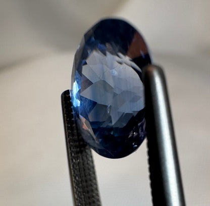 GIA Certified | Natural Blue Sapphire | Cornflower Blue | Oval Cut | 3.68ct