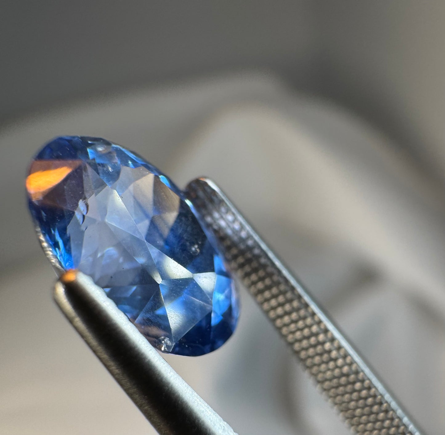 GIA Certified | Natural Blue Sapphire | Cornflower Blue | Oval Cut | 3.68ct