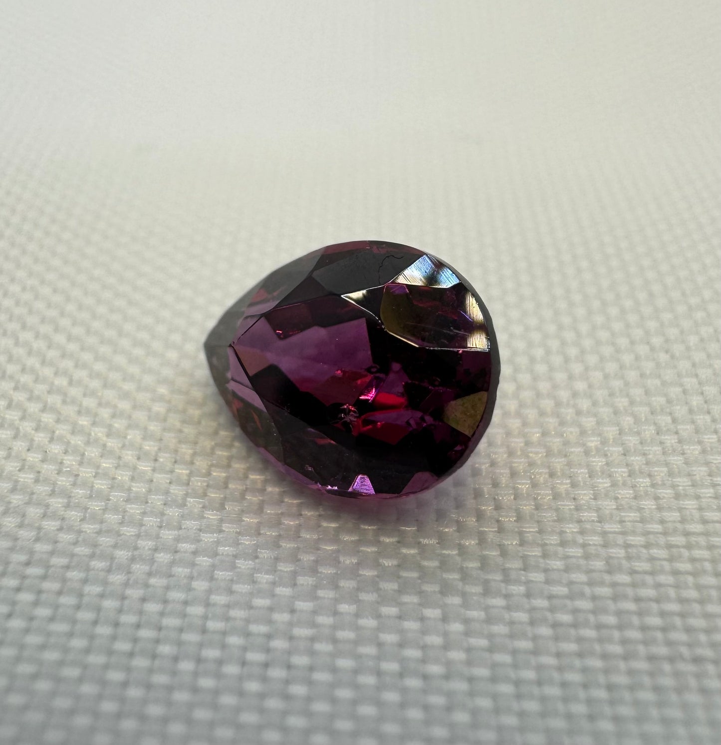 Rhodolite Garnet | Purplish Red | Pear Cut | 3.045 CT