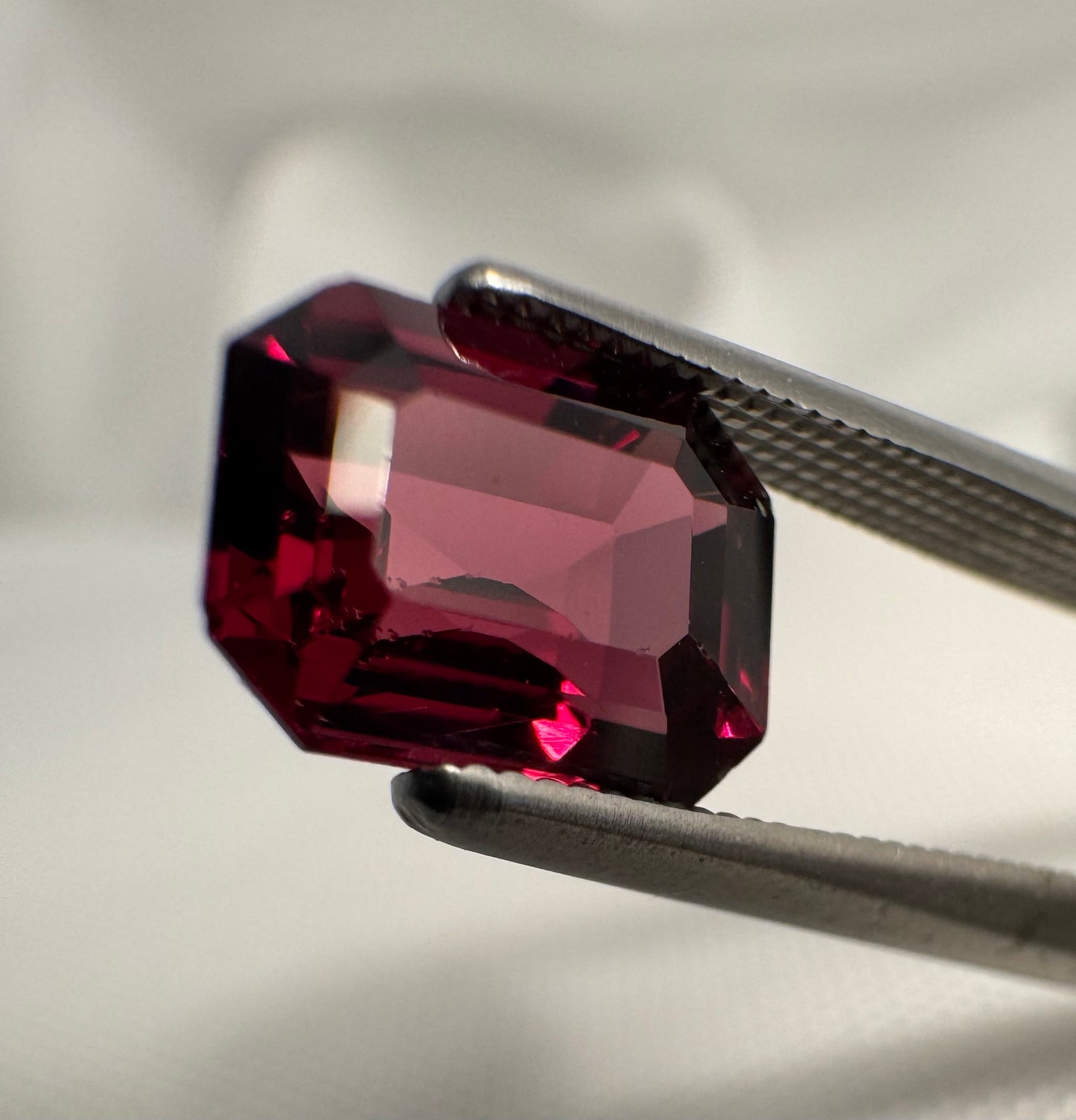 Rhodolite Garnet | Purplish Red |  Emerald Cut | 2.455 CT