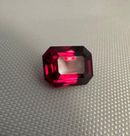 Rhodolite Garnet | Purplish Red |  Emerald Cut | 2.455 CT