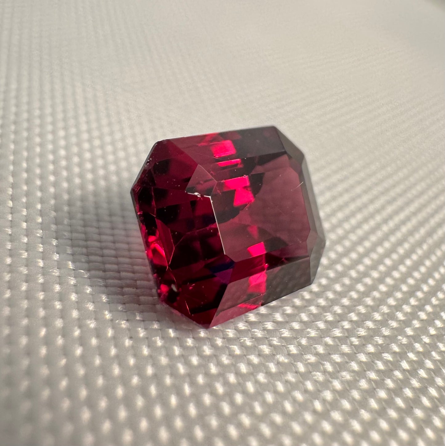 Rhodolite Garnet | Purplish Red |  Emerald Cut | 2.455 CT