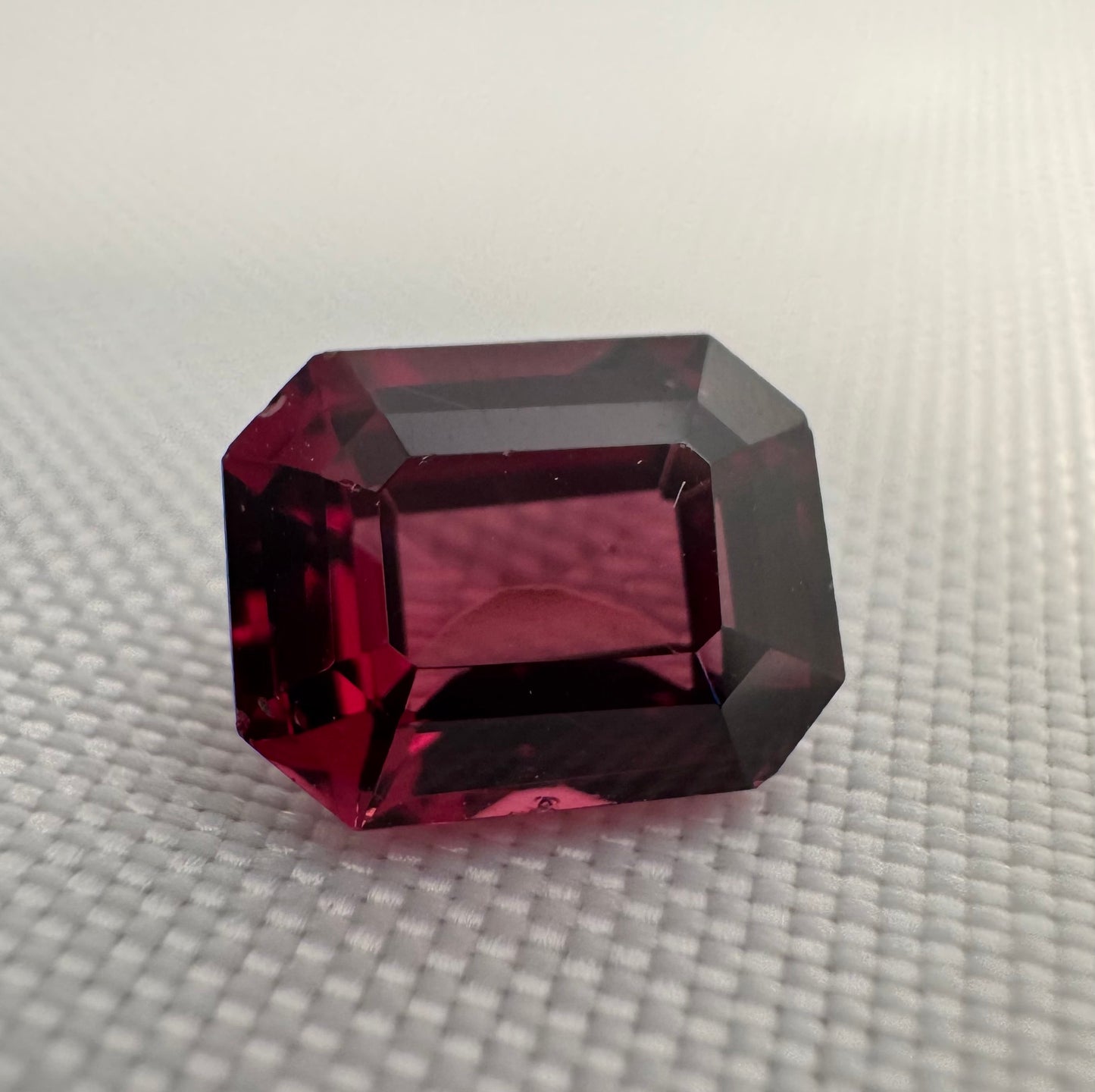 Rhodolite Garnet | Purplish Red |  Emerald Cut | 2.455 CT