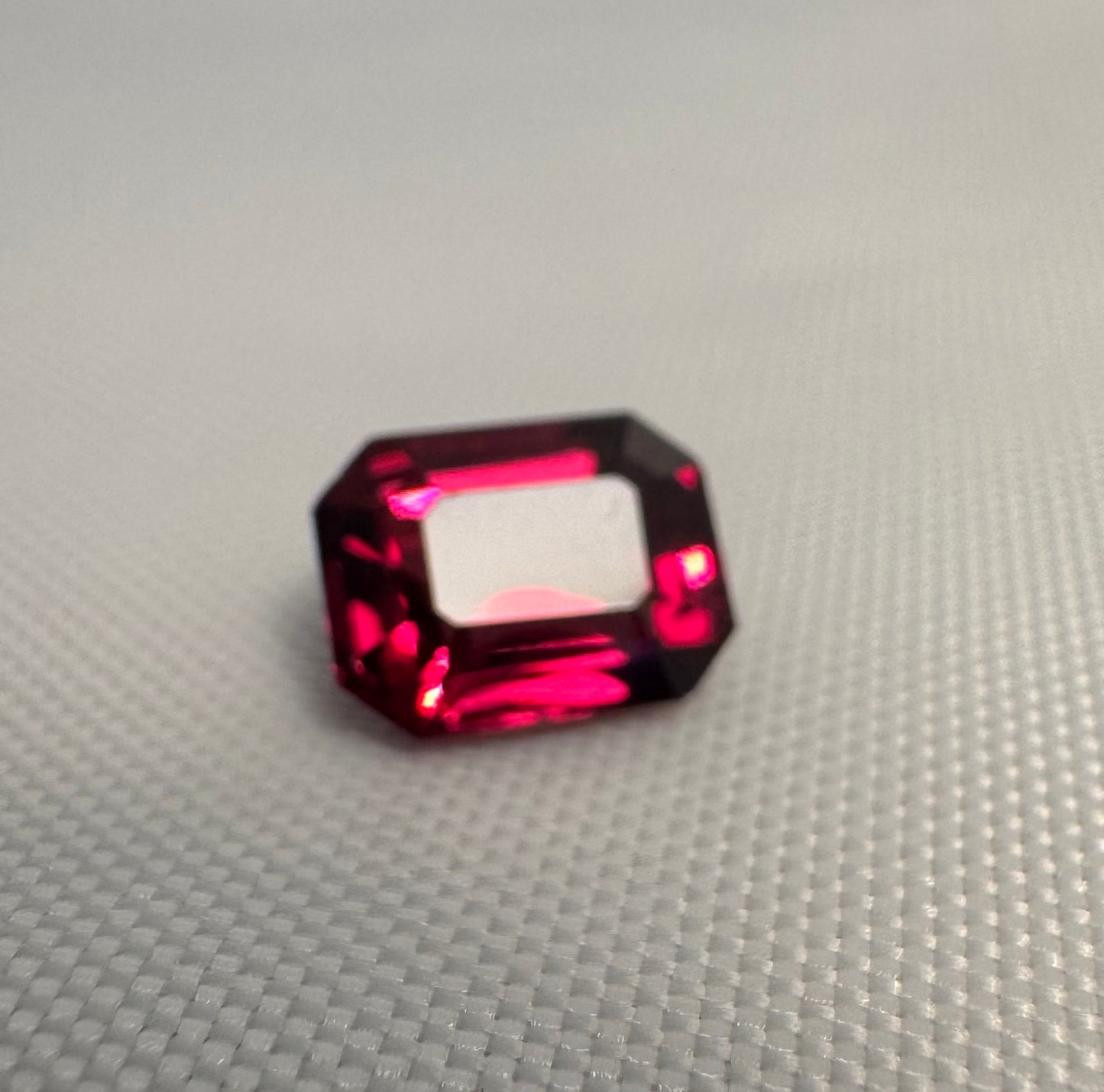 Rhodolite Garnet | Purplish Red |  Emerald Cut | 2.455 CT