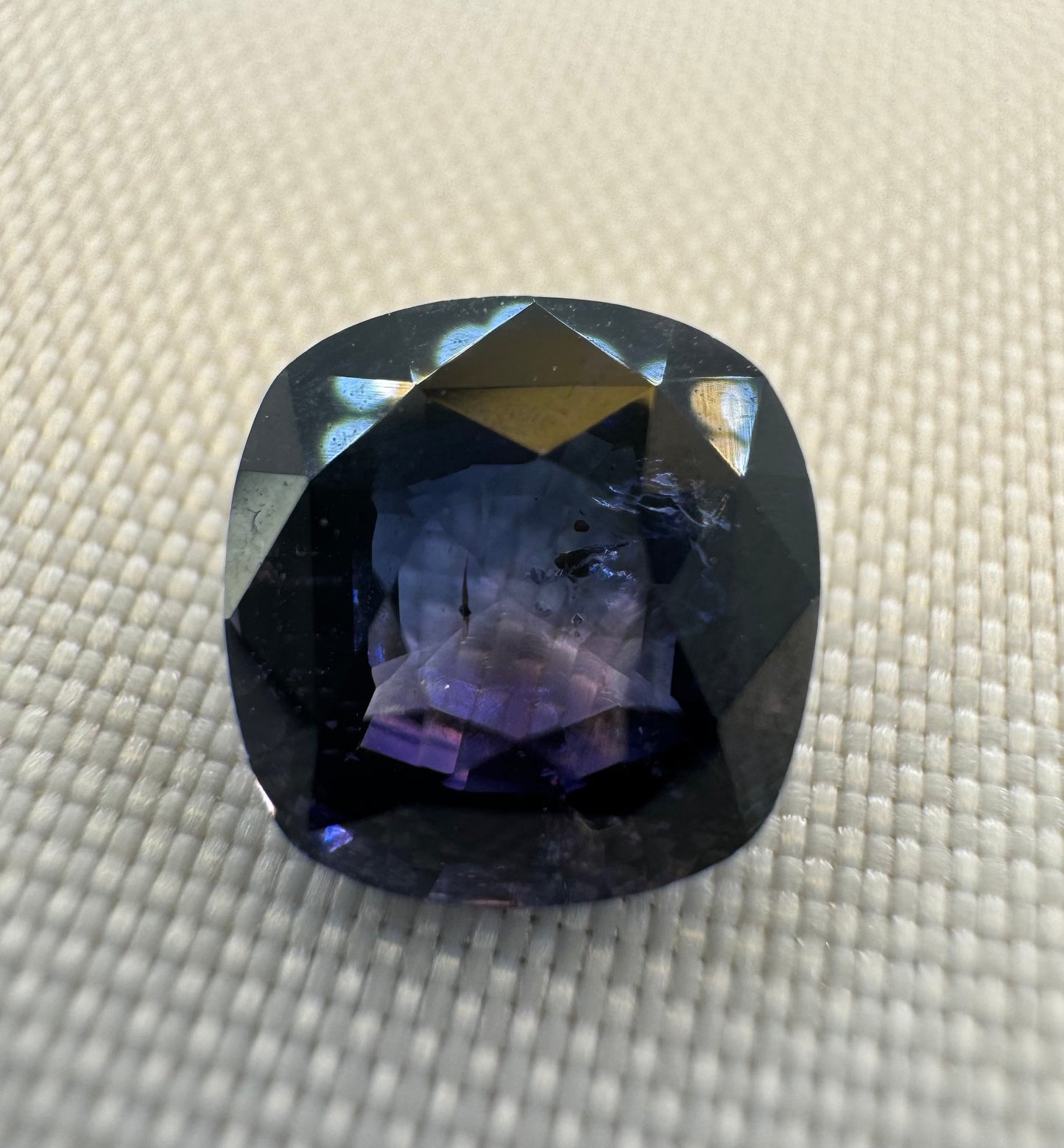 GIA Certified Natural Violet Sapphire - 2.24ct - Cushion