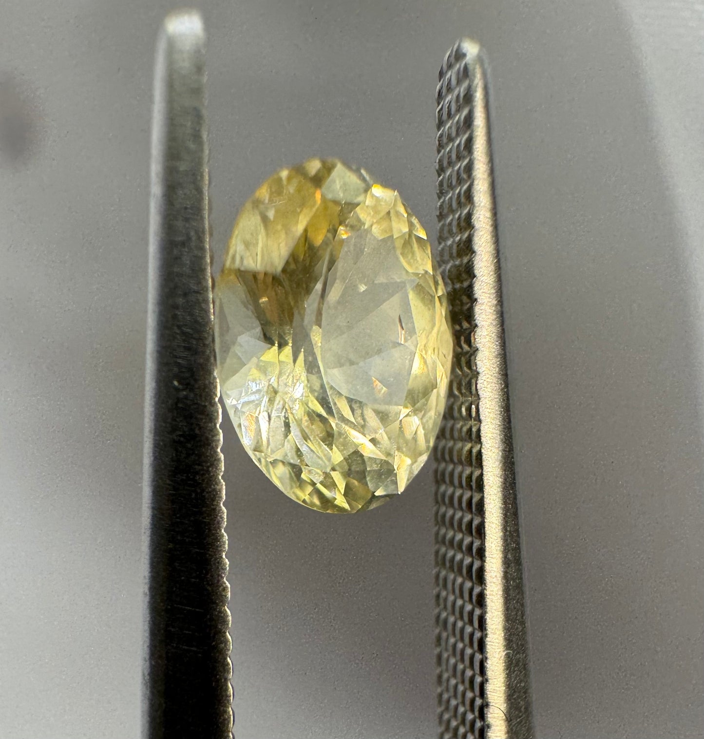 Natural Yellow Sapphire - 1.19ct - Oval Mixed Cut