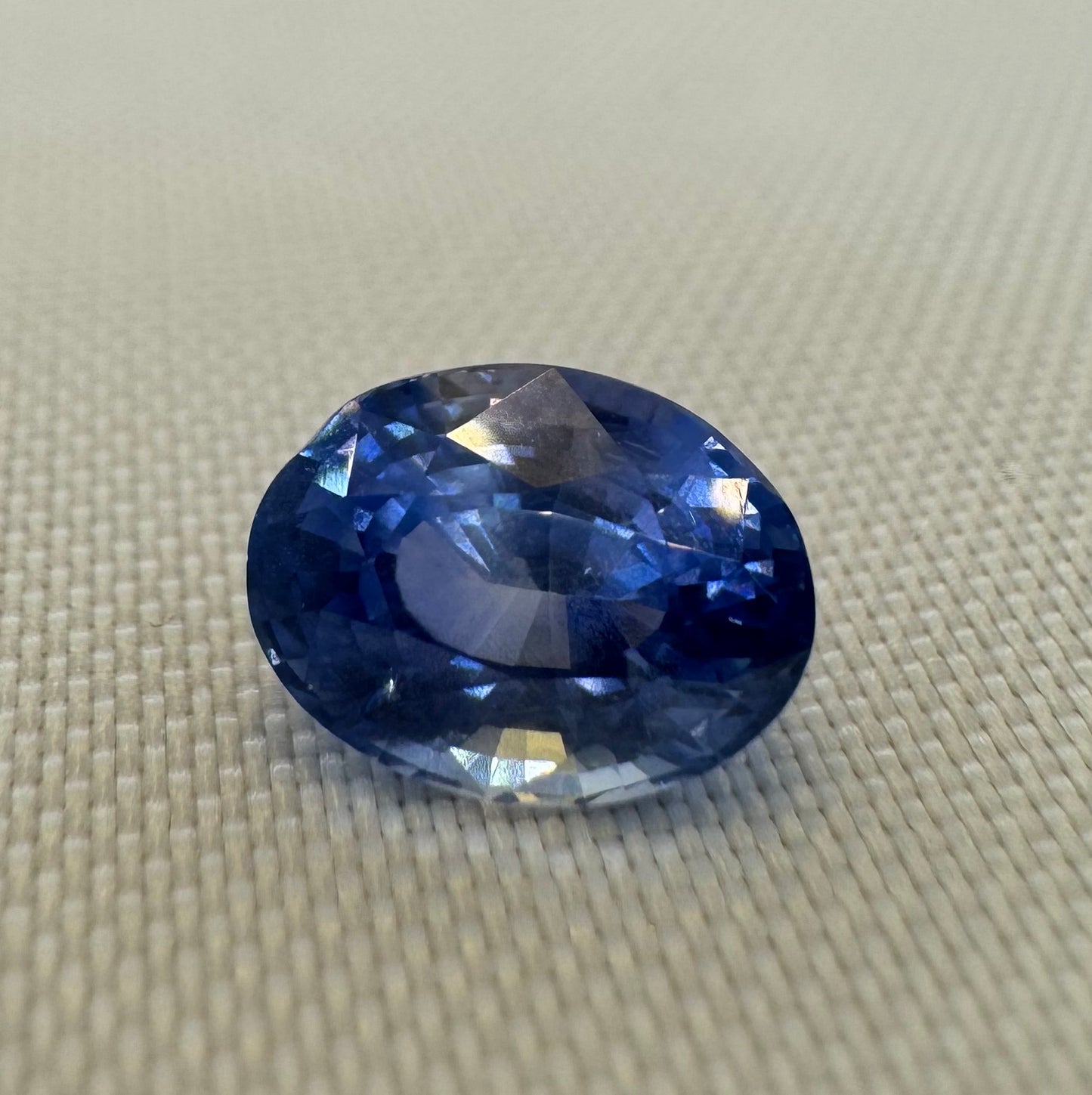 GIA Certified Natural Blue Sapphire - 2.30ct - Oval Mixed Cut