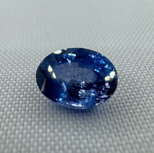 GIA Certified Natural Blue Sapphire - 2.21ct - Oval Mixed Cut