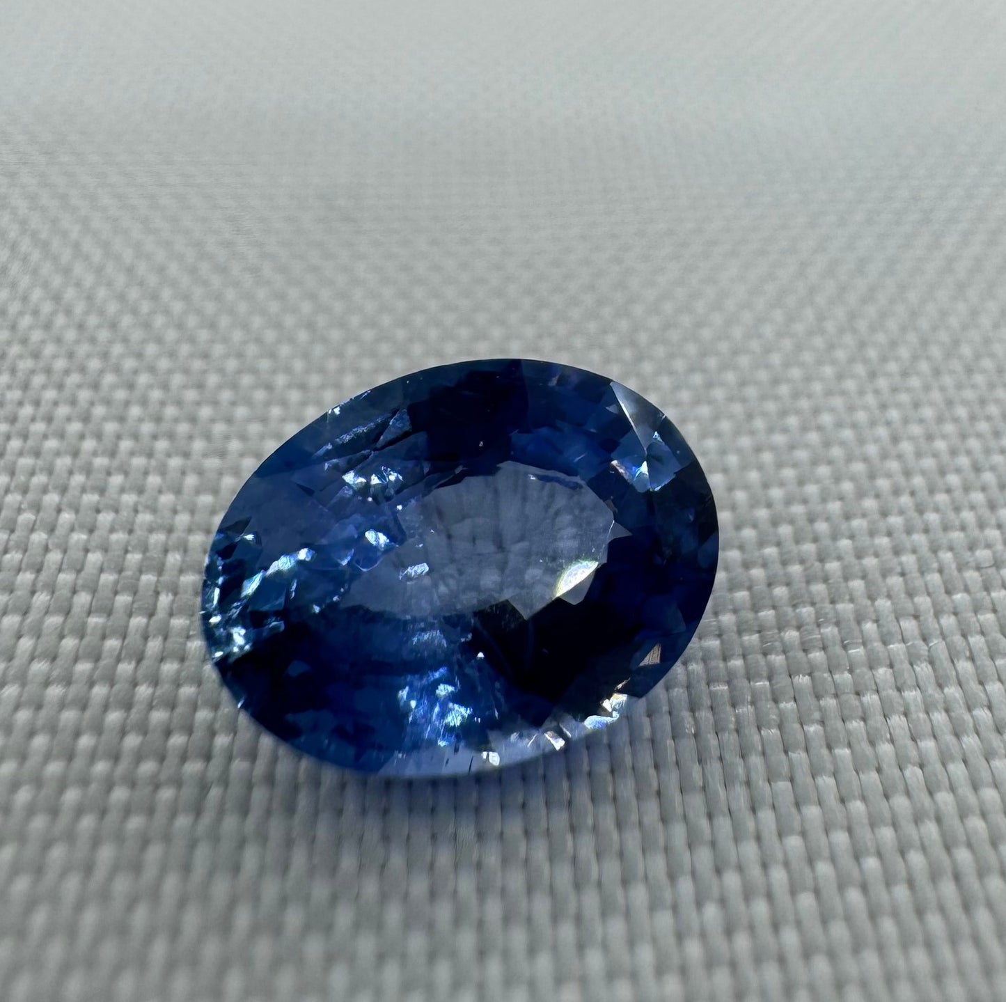 GIA Certified Natural Blue Sapphire - 2.21ct - Oval Mixed Cut