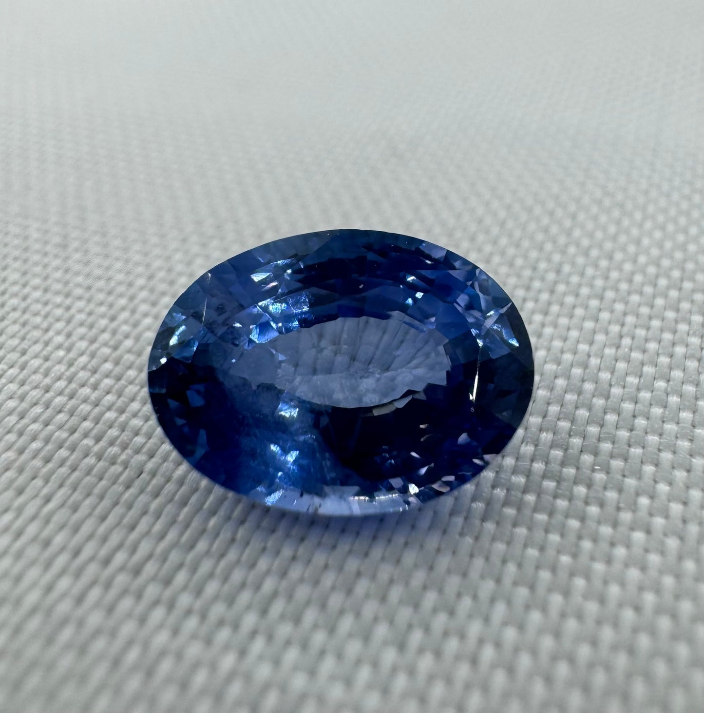 GIA Certified Natural Blue Sapphire - 2.21ct - Oval Mixed Cut