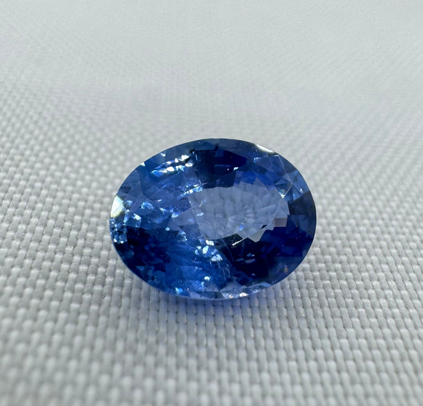 GIA Certified Natural Blue Sapphire - 2.21ct - Oval Mixed Cut