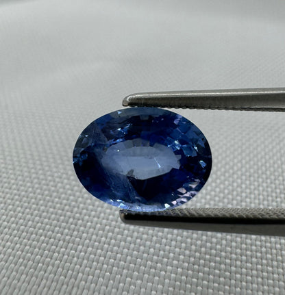 GIA Certified Natural Blue Sapphire - 2.21ct - Oval Mixed Cut