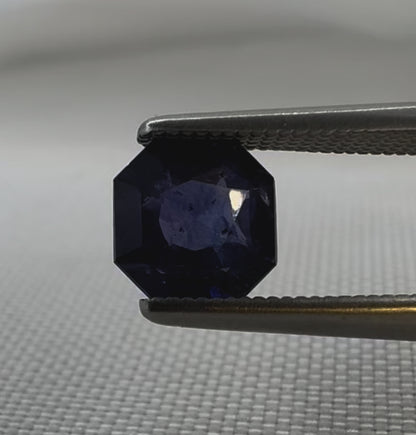 Natural Blue Sapphire - 1.16ct - Octagon Step Cut