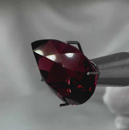 GIA Certified | Natural Pyrope-Almandine Garnet | Red | Pear Cut | 9.33 ct