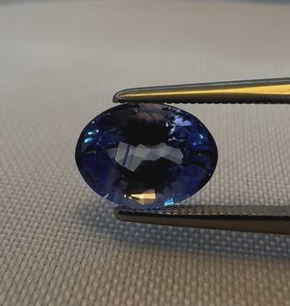 GIA Certified Natural Blue Sapphire - 2.72ct - Oval Mixed Cut